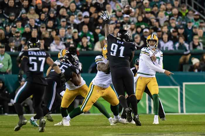 Jordan Love proved he could handle being the starting quarterback for the Packers after replacing Aaron Rodgers against the Eagles in 2022.